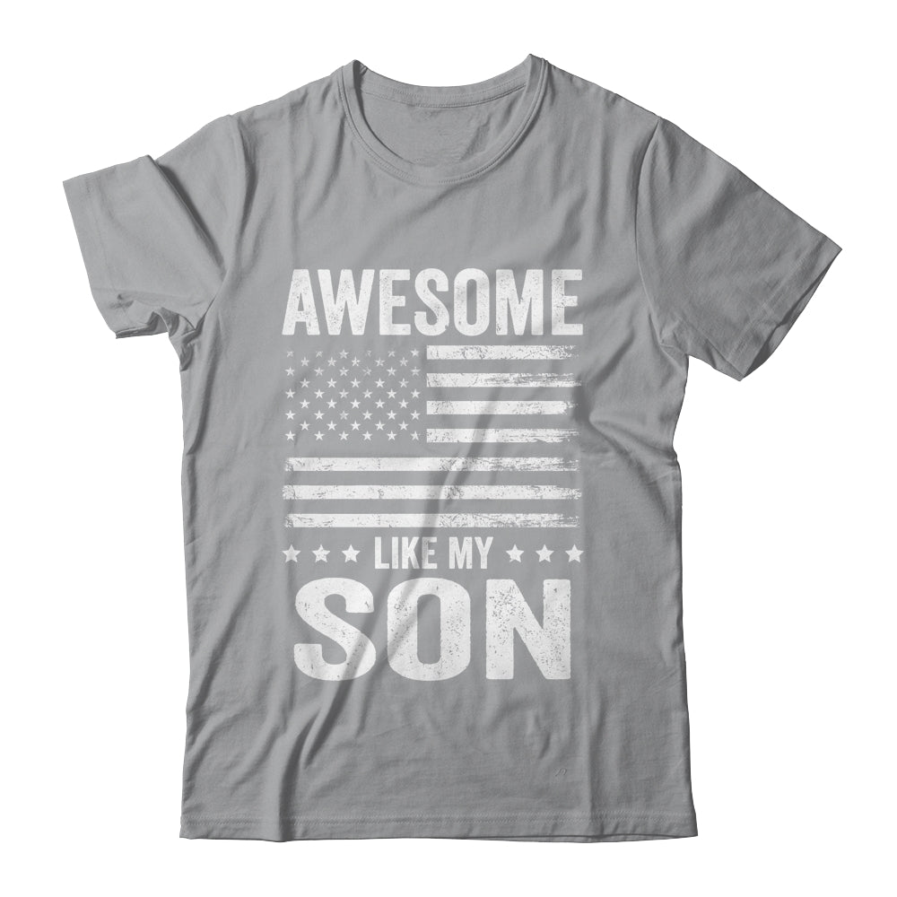 Awesome Like My Son Men Funny Fathers Day Dad Shirt & Hoodie | siriusteestore