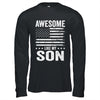 Awesome Like My Son Men Funny Fathers Day Dad Shirt & Hoodie | siriusteestore