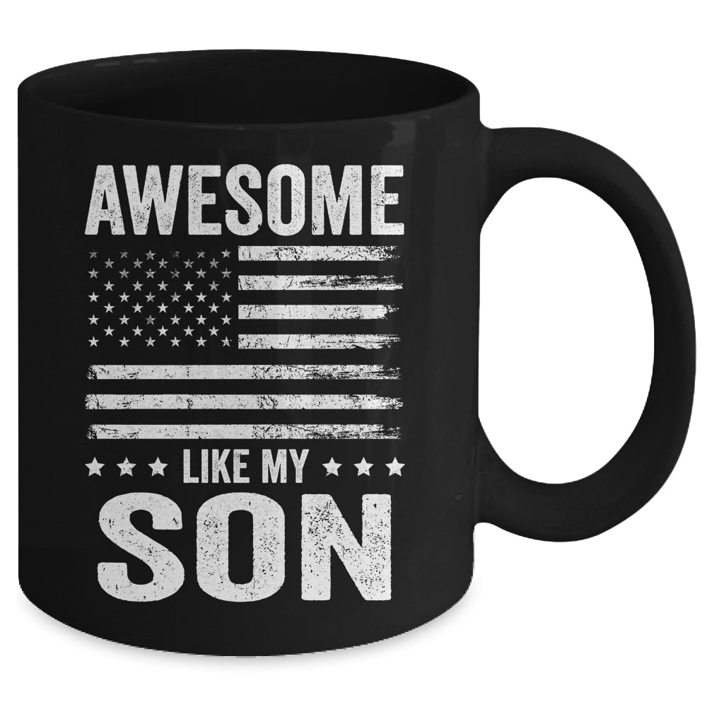 Awesome Like My Son Men Funny Fathers Day Dad Mug | siriusteestore