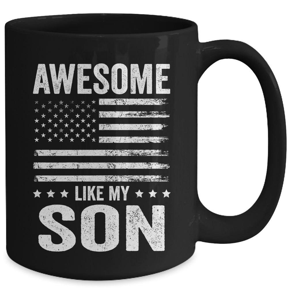 Awesome Like My Son Men Funny Fathers Day Dad Mug | siriusteestore