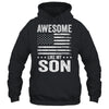 Awesome Like My Son Men Funny Fathers Day Dad Shirt & Hoodie | siriusteestore