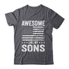 Awesome Like My Sons Men Funny Fathers Day Dad Shirt & Hoodie | siriusteestore