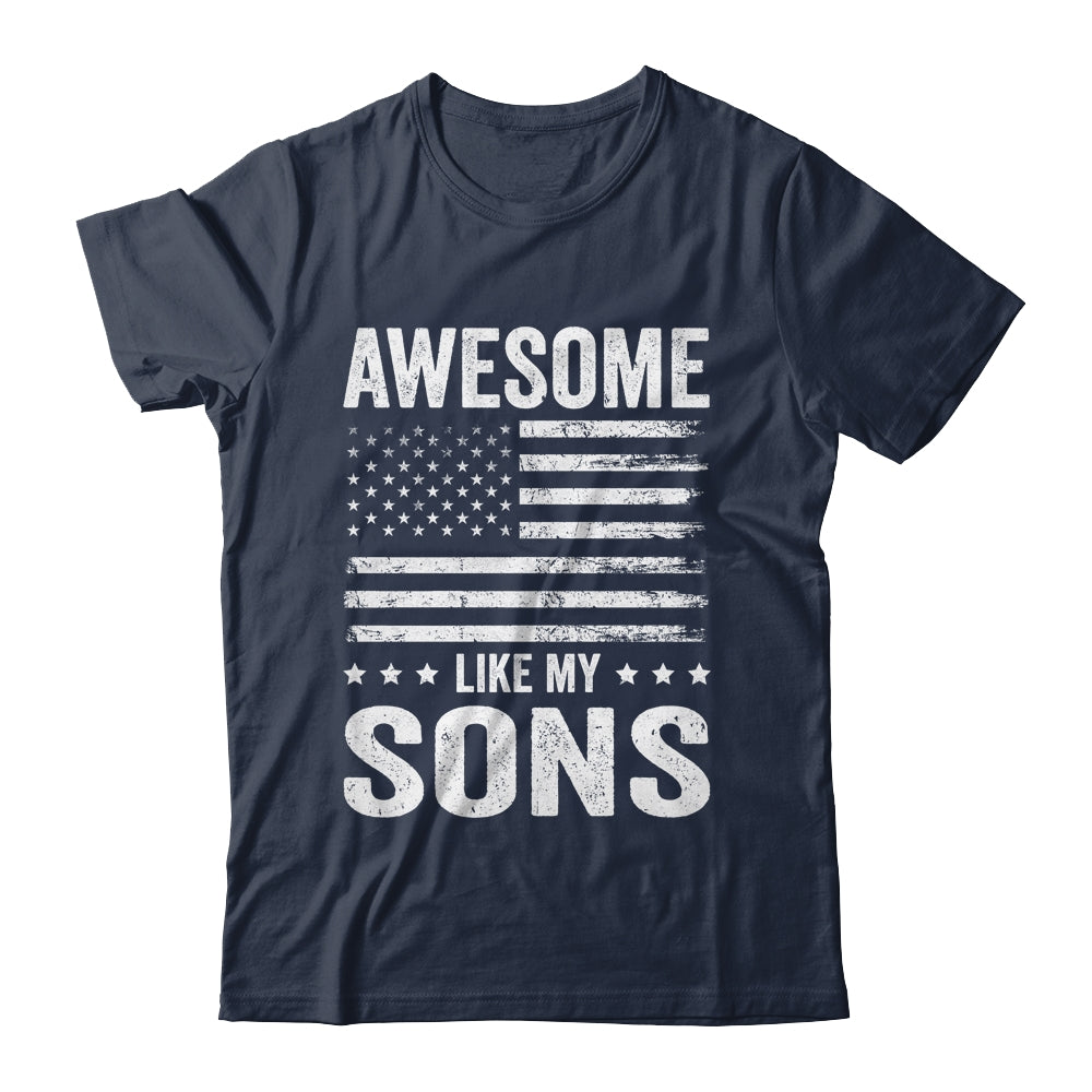 Awesome Like My Sons Men Funny Fathers Day Dad Shirt & Hoodie | siriusteestore