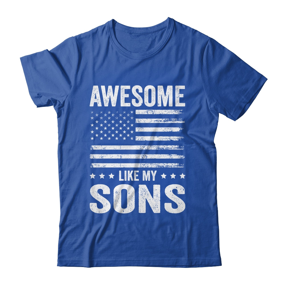 Awesome Like My Sons Men Funny Fathers Day Dad Shirt & Hoodie | siriusteestore