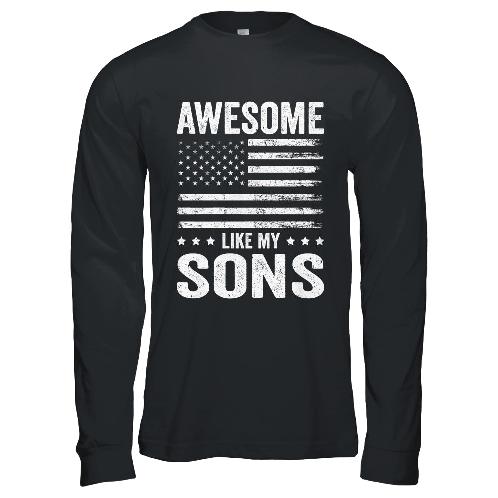 Awesome Like My Sons Men Funny Fathers Day Dad Shirt & Hoodie | siriusteestore