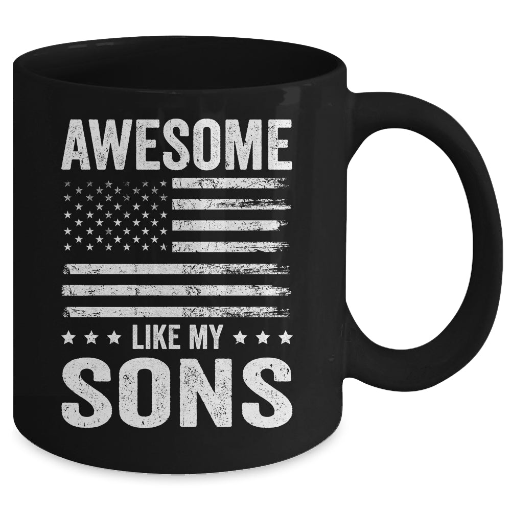 Awesome Like My Sons Men Funny Fathers Day Dad Mug | siriusteestore