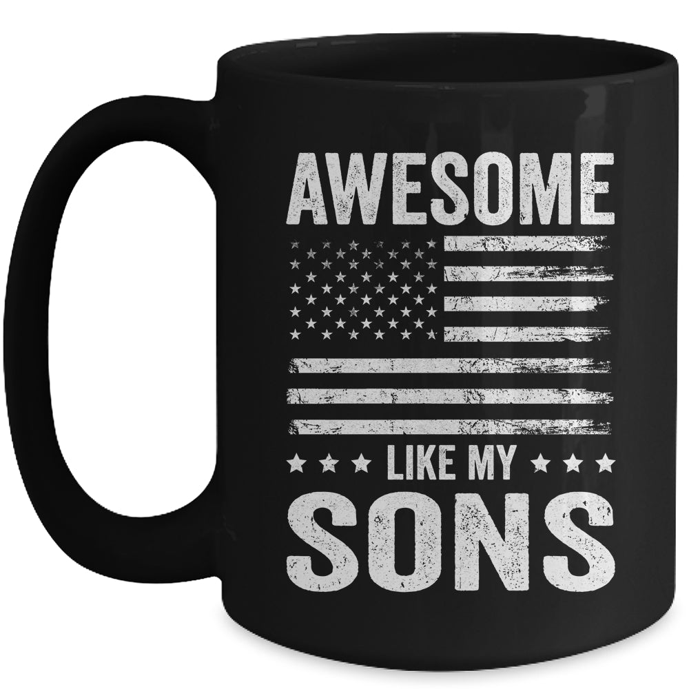 Awesome Like My Sons Men Funny Fathers Day Dad Mug | siriusteestore