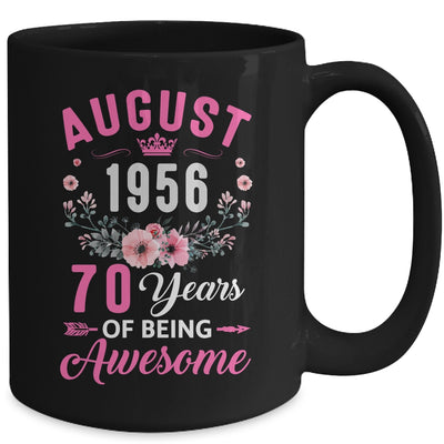 Awesome Since 1956 70 Years Old August 70th Birthday Women Mug | siriusteestore