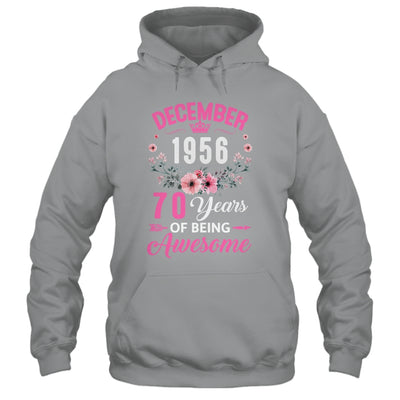 Awesome Since 1956 70 Years Old December 70th Birthday Women Shirt & Tank Top | siriusteestore