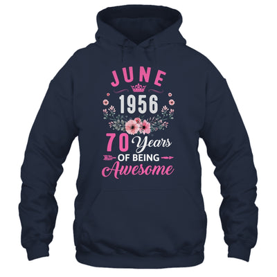 Awesome Since 1956 70 Years Old June 70th Birthday Women Shirt & Tank Top | siriusteestore