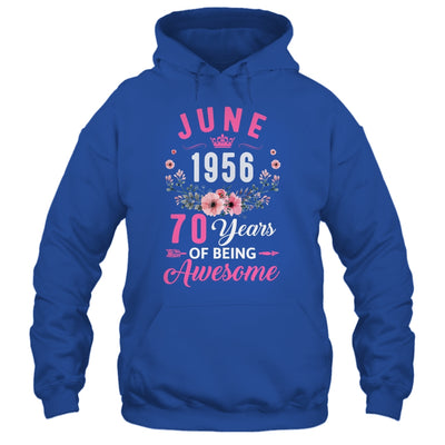 Awesome Since 1956 70 Years Old June 70th Birthday Women Shirt & Tank Top | siriusteestore