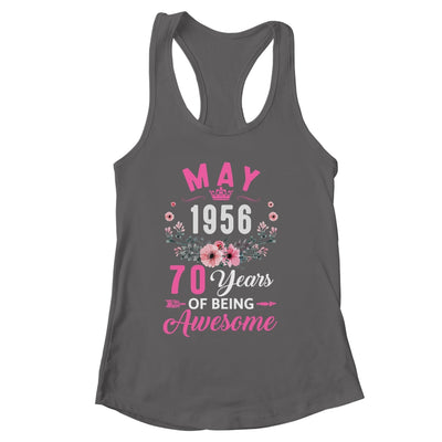 Awesome Since 1956 70 Years Old May 70th Birthday Women Shirt & Tank Top | siriusteestore