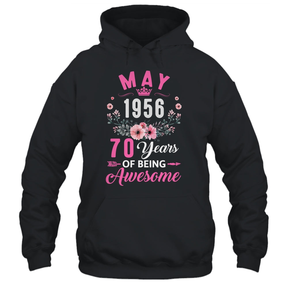 Awesome Since 1956 70 Years Old May 70th Birthday Women Shirt & Tank Top | siriusteestore
