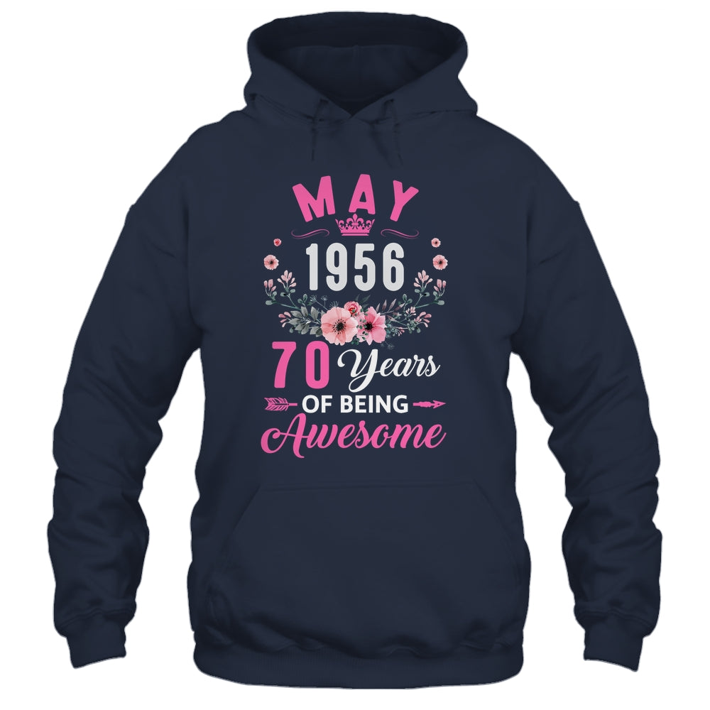 Awesome Since 1956 70 Years Old May 70th Birthday Women Shirt & Tank Top | siriusteestore