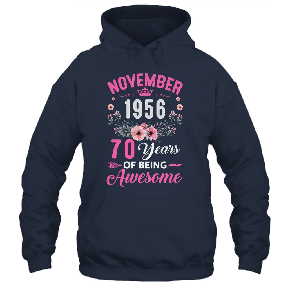 Awesome Since 1956 70 Years Old November 70th Birthday Women Shirt & Tank Top | siriusteestore
