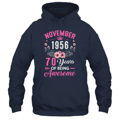 Awesome Since 1956 70 Years Old November 70th Birthday Women Shirt & Tank Top | siriusteestore