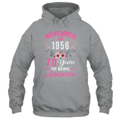 Awesome Since 1956 70 Years Old November 70th Birthday Women Shirt & Tank Top | siriusteestore