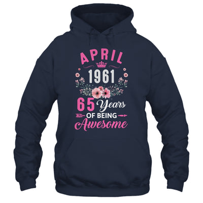 Awesome Since 1961 65 Years Old April 65th Birthday Women Shirt & Tank Top | siriusteestore