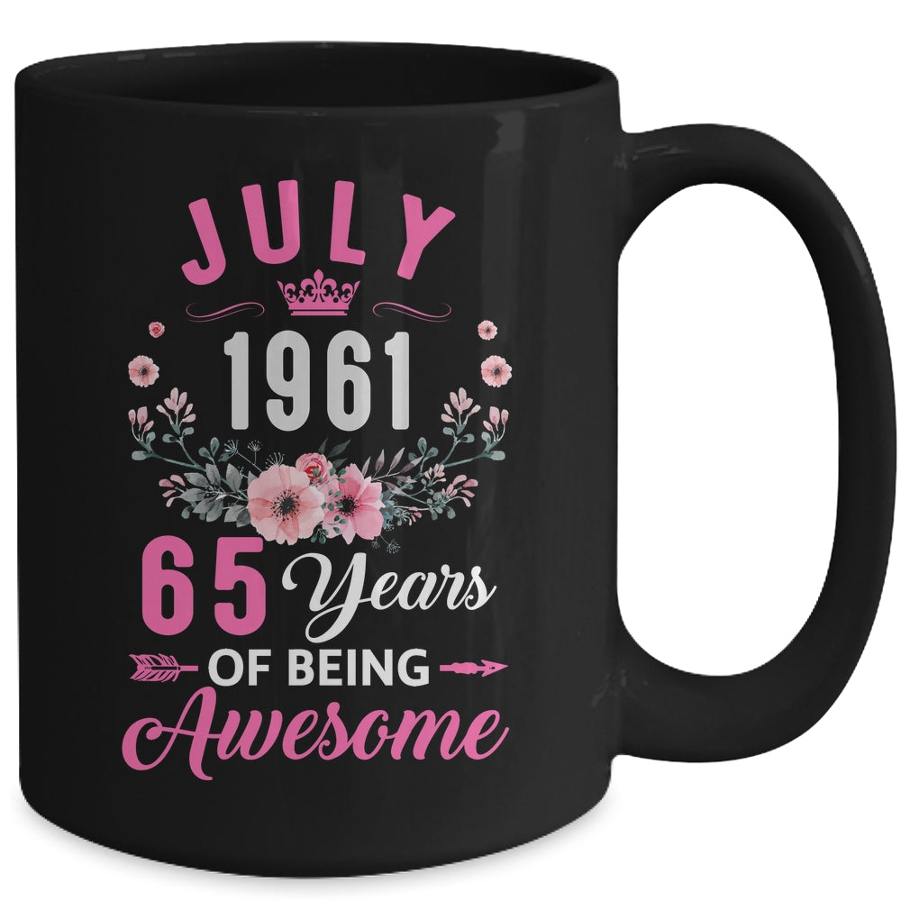 Awesome Since 1961 65 Years Old July 65th Birthday Women Mug | siriusteestore