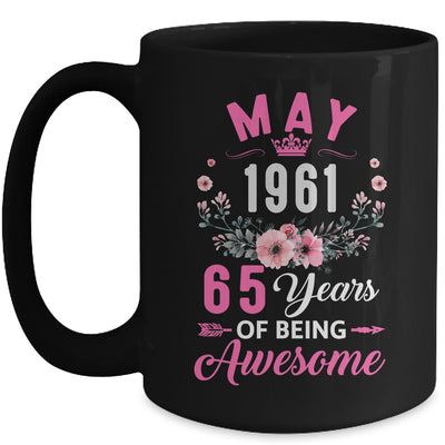 Awesome Since 1961 65 Years Old May 65th Birthday Women Mug | siriusteestore