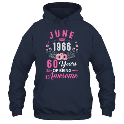 Awesome Since 1966 60 Years Old June 60th Birthday Women Shirt & Tank Top | siriusteestore