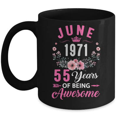 Awesome Since 1971 55 Years Old June 55th Birthday Women Mug | siriusteestore
