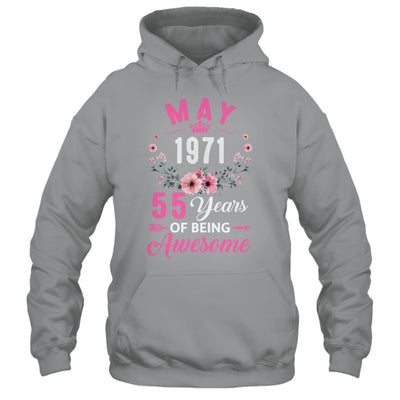 Awesome Since 1971 55 Years Old May 55th Birthday Women Shirt & Tank Top | siriusteestore