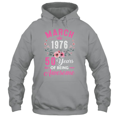 Awesome Since 1976 50 Years Old March 50th Birthday Women Shirt & Tank Top | siriusteestore