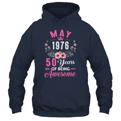 Awesome Since 1976 50 Years Old May 50th Birthday Women Shirt & Tank Top | siriusteestore