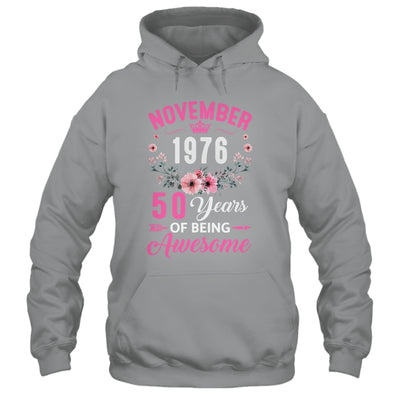 Awesome Since 1976 50 Years Old November 50th Birthday Women Shirt & Tank Top | siriusteestore