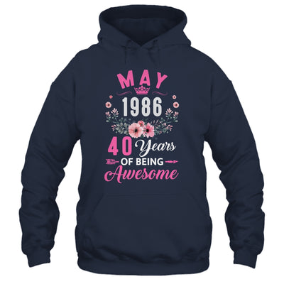 Awesome Since 1986 40 Years Old May 40th Birthday Women Shirt & Tank Top | siriusteestore