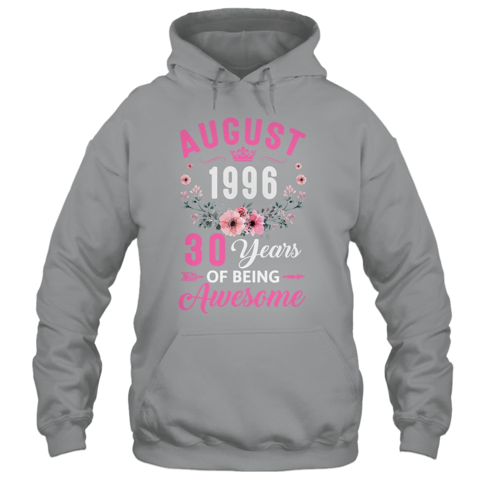 Awesome Since 1996 30 Years Old August 30th Birthday Women Shirt & Tank Top | siriusteestore