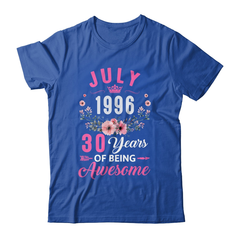 Awesome Since 1996 30 Years Old July 30th Birthday Women Shirt & Tank Top | siriusteestore