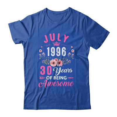 Awesome Since 1996 30 Years Old July 30th Birthday Women Shirt & Tank Top | siriusteestore