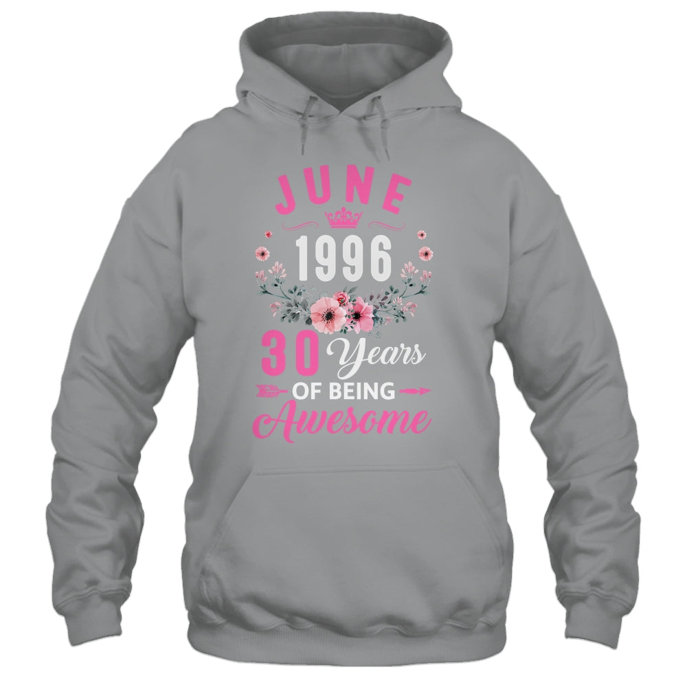 Awesome Since 1996 30 Years Old June 30th Birthday Women Shirt & Tank Top | siriusteestore