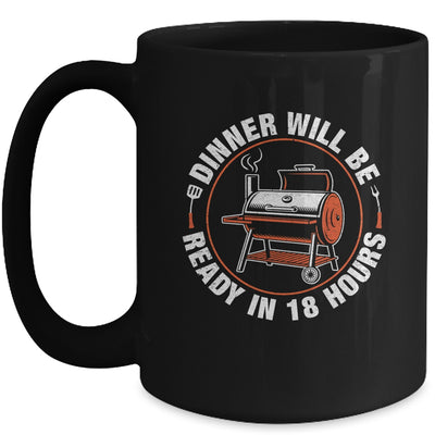 BBQ Dad Funny Smoking Meat Smoker Barbecue Dad Men Party Mug | siriusteestore