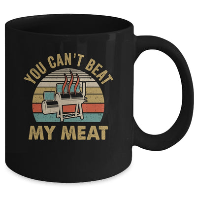 BBQ Grilling Smoking Funny Vintage You Can't Beat My Meat Mug | siriusteestore