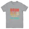 BRUH It's My First Day Of 3rd Grade Back To School Boy Girl Youth Shirt | siriusteestore