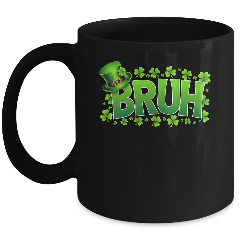 BRUH St Patricks Day Teens Boys Kids Saint Patricks Day Mug | siriusteestore