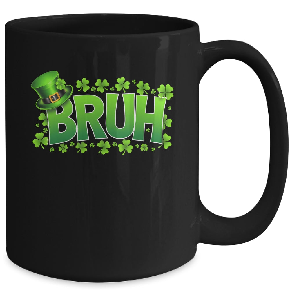 BRUH St Patricks Day Teens Boys Kids Saint Patricks Day Mug | siriusteestore