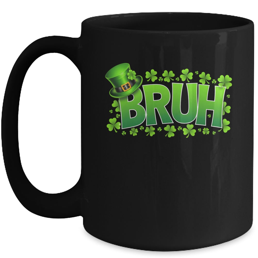 BRUH St Patricks Day Teens Boys Kids Saint Patricks Day Mug | siriusteestore