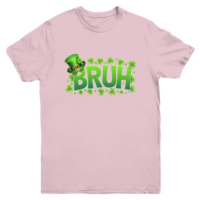 BRUH St Patricks Day Teens Boys Kids Saint Patricks Day Youth Shirt | siriusteestore