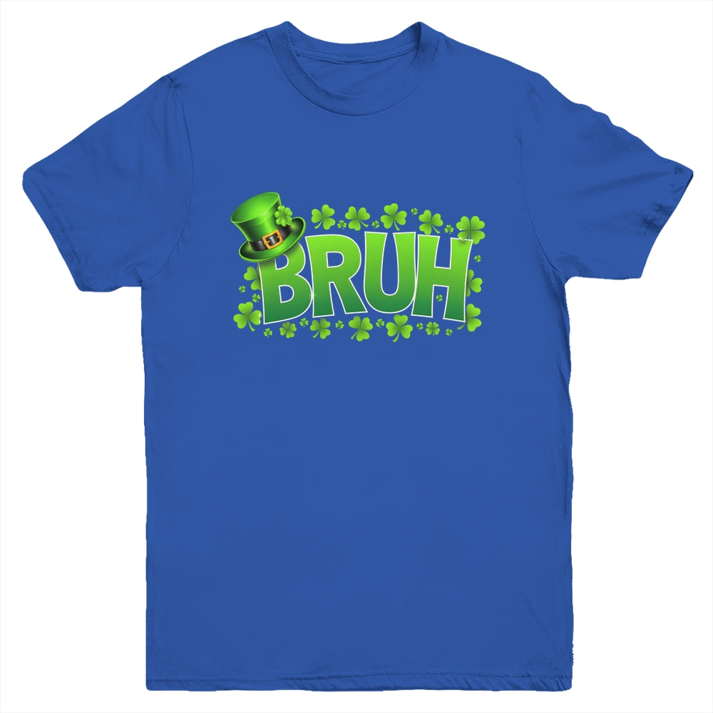 BRUH St Patricks Day Teens Boys Kids Saint Patricks Day Youth Shirt | siriusteestore