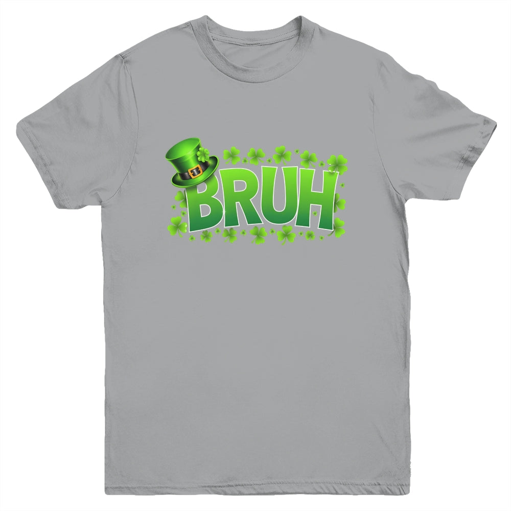 BRUH St Patricks Day Teens Boys Kids Saint Patricks Day Youth Shirt | siriusteestore