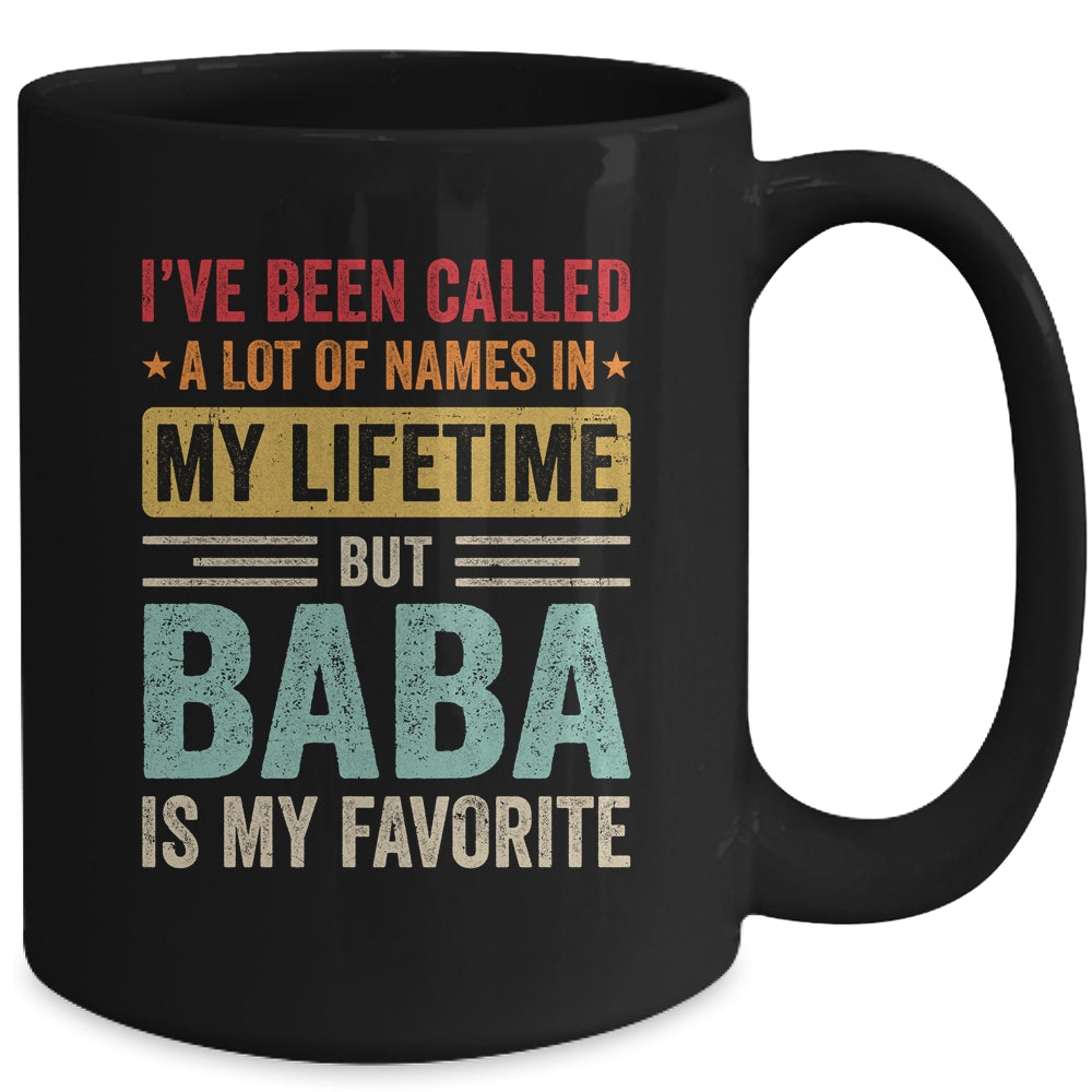 Baba Is My Favorite Name Funny Father's Day Baba Mug | siriusteestore