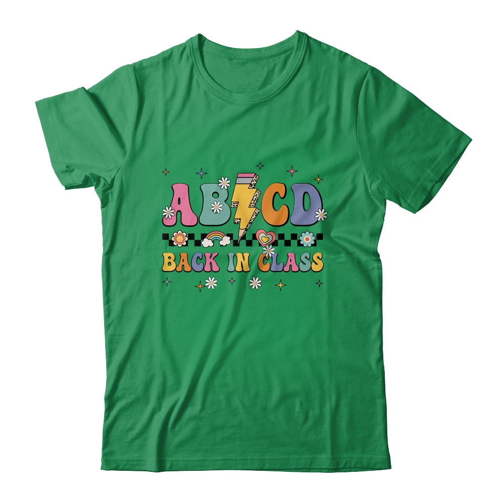 Back In Class ABCD Pencil Leopard Back To School Teachers Shirt & Hoodie | siriusteestore