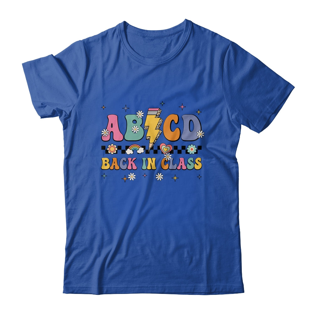 Back In Class ABCD Pencil Leopard Back To School Teachers Shirt & Hoodie | siriusteestore