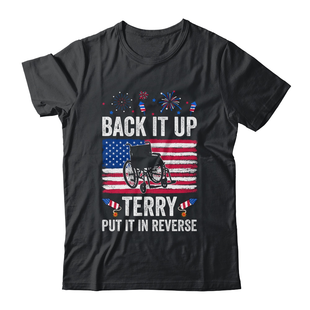 Back It Up Terry Put It In Reverse Firework 4th Of July Shirt & Tank Top | siriusteestore