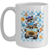 Back To School 1st First Day Of School Raccoon Boy Kids Mug | siriusteestore
