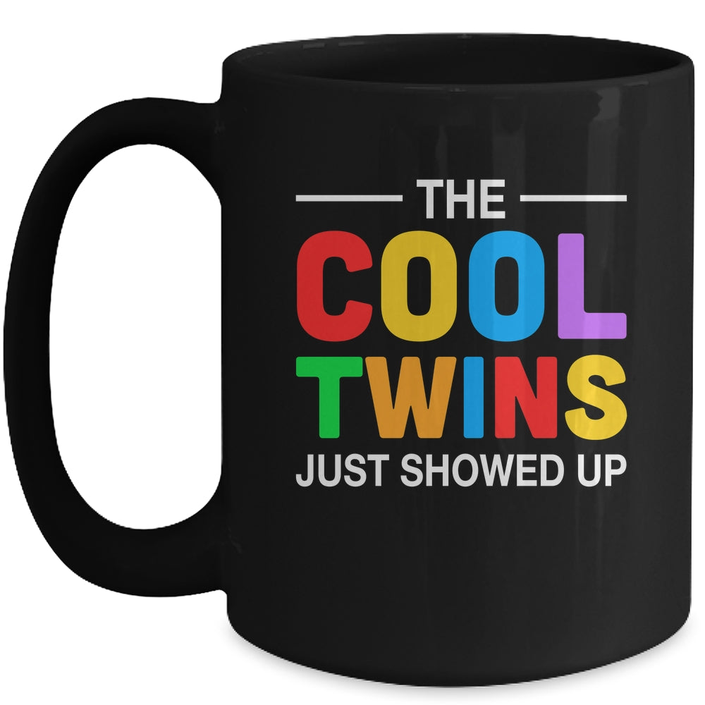 Back To School Cool Twins Just Showed Up Kids Boy Teen Twin Mug | siriusteestore